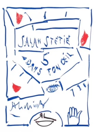 挿絵入り本 Alechinsky - 5 dans ton œil