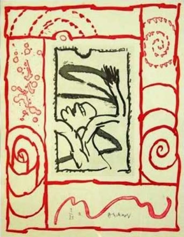 彫版 Alechinsky - A bras le corps