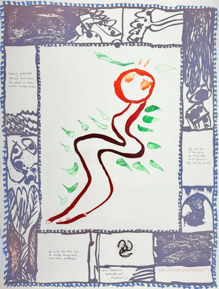 エッチング Alechinsky - À deux mains