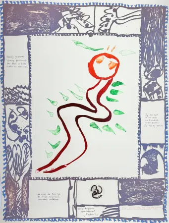 エッチング Alechinsky - À deux mains