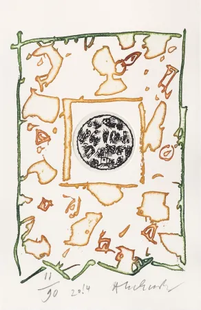 リトグラフ Alechinsky - A l'heure qu'il est