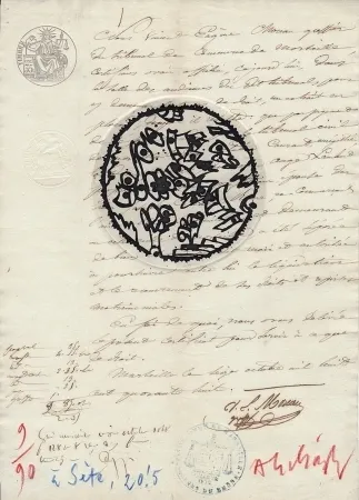 彫版 Alechinsky - A Sète