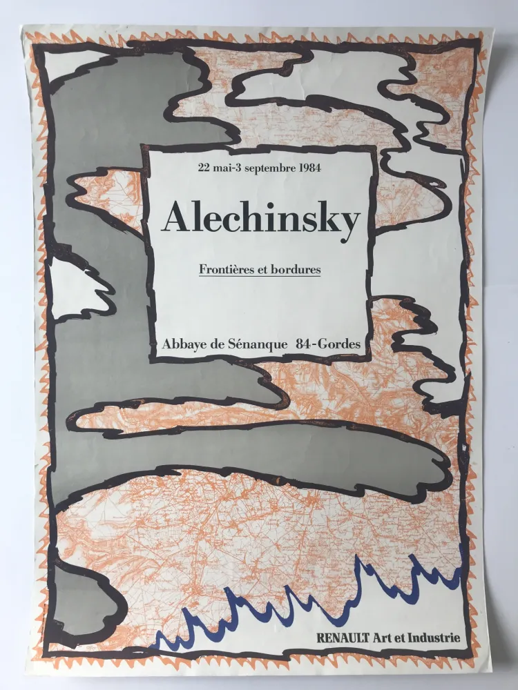 掲示 Alechinsky - Abbaye de Sénanque