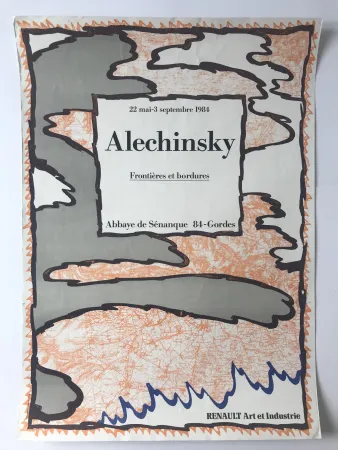 掲示 Alechinsky - Abbaye de Sénanque