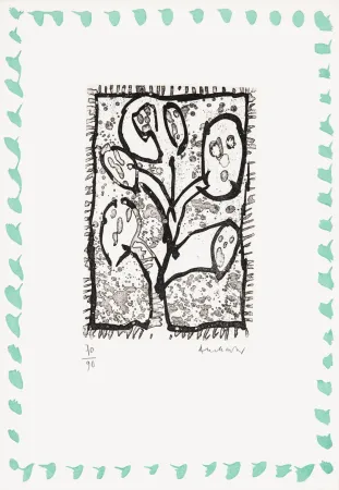 エッチング Alechinsky - Abécédaire 'Monument tobacco' 04