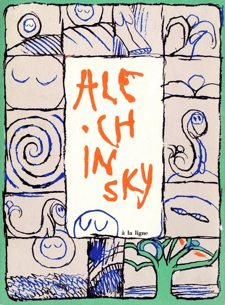 挿絵入り本 Alechinsky - Alechinsky à la ligne