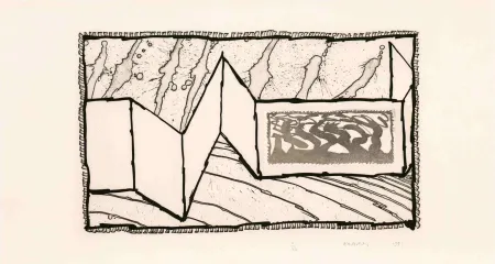 エッチング Alechinsky - Allusion aux excitants III 