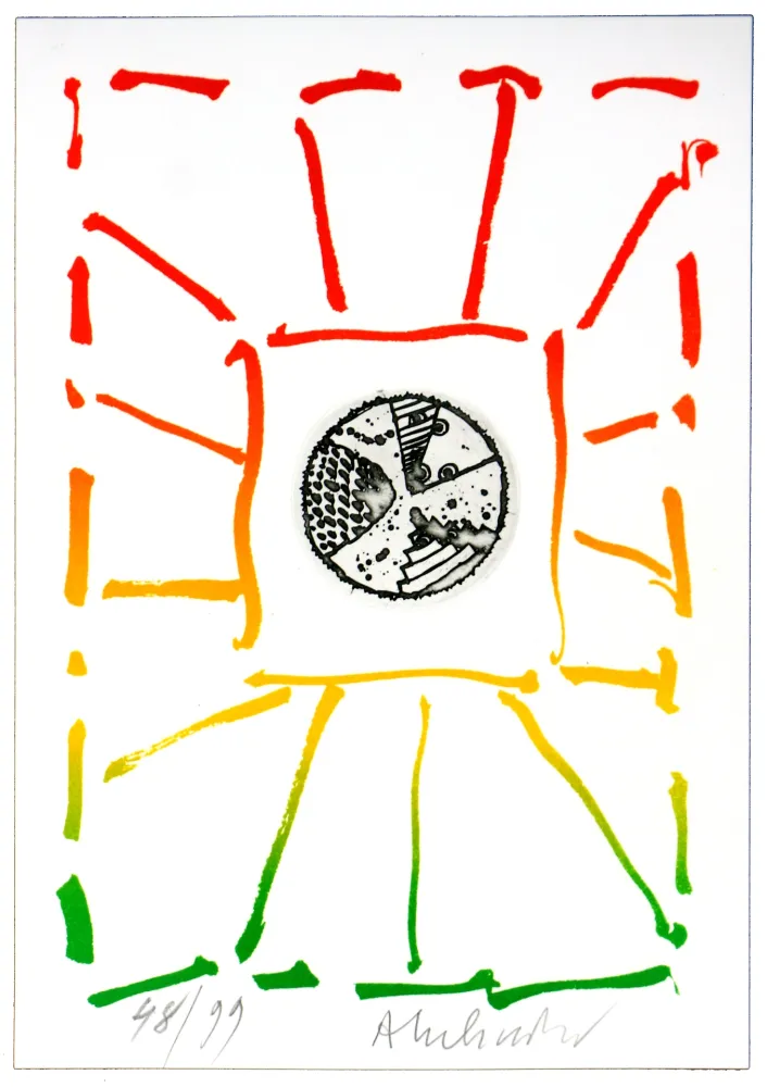 彫版 Alechinsky - André Breton/Pierre Alechinsky