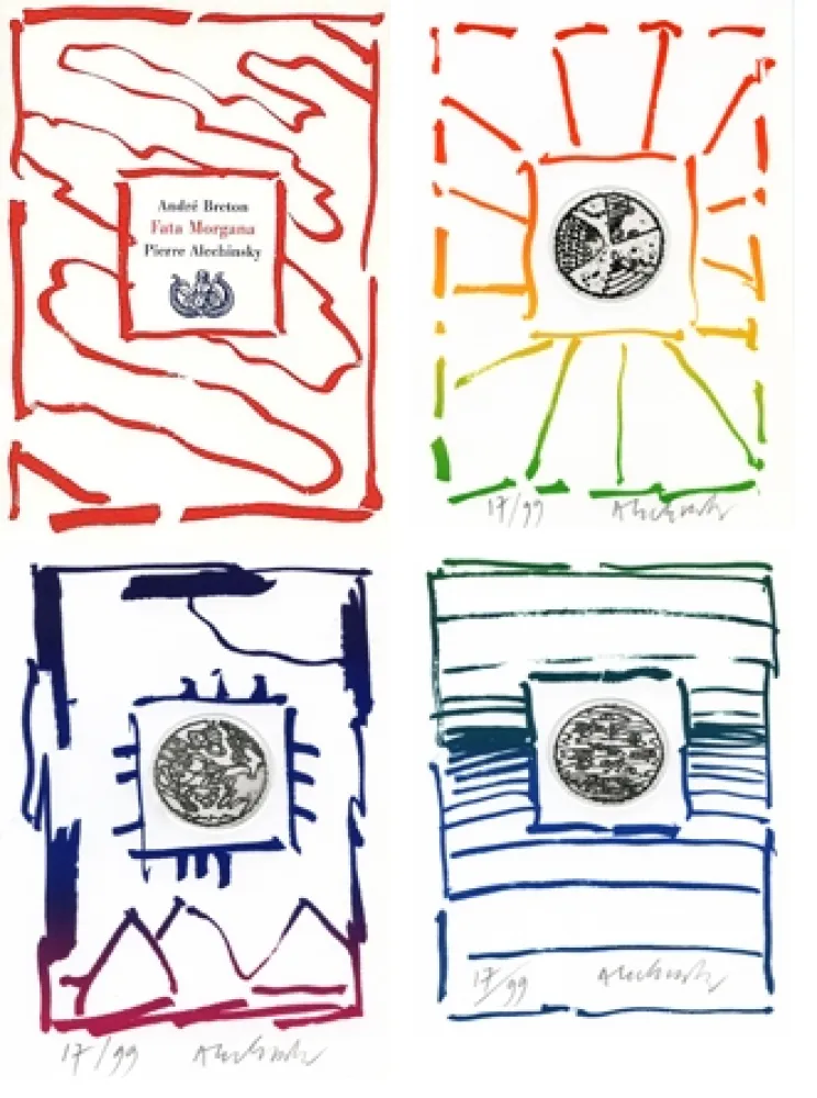 彫版 Alechinsky - André Breton/Pierre Alechinsky