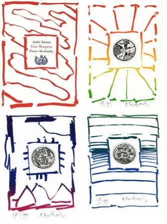 彫版 Alechinsky - André Breton/Pierre Alechinsky