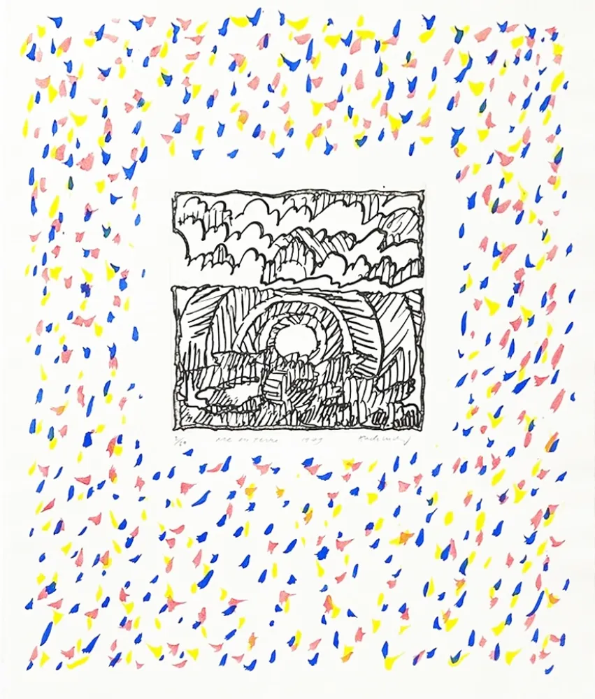 彫版 Alechinsky - Arc en terre