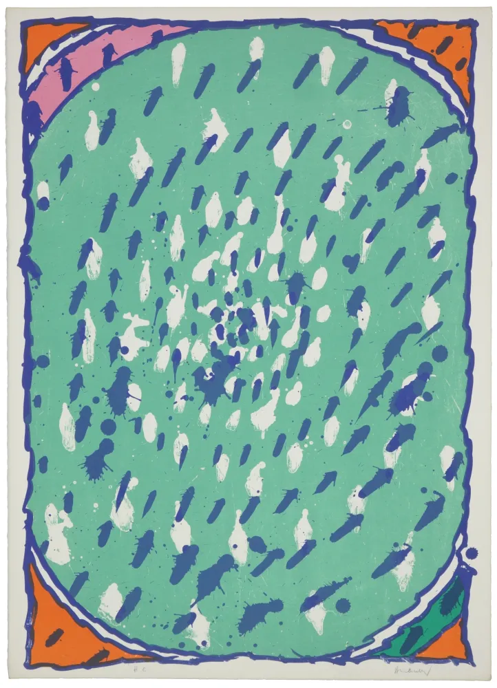 リトグラフ Alechinsky - Arène