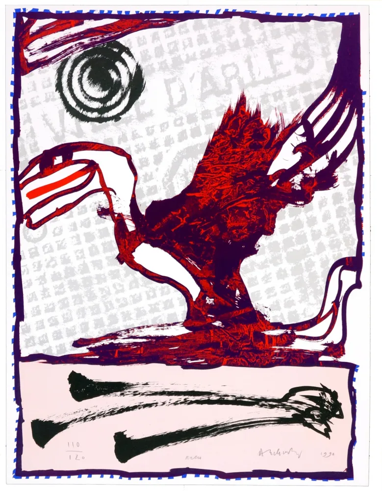 リトグラフ Alechinsky - Arles