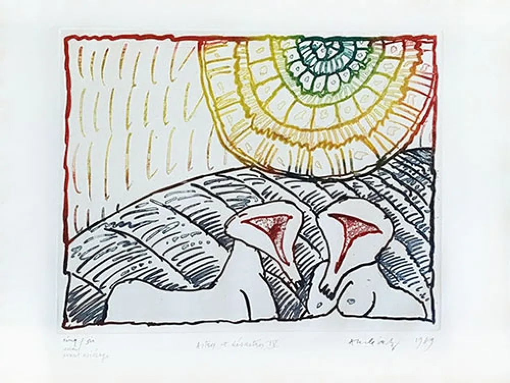 彫版 Alechinsky - Astre et désastre