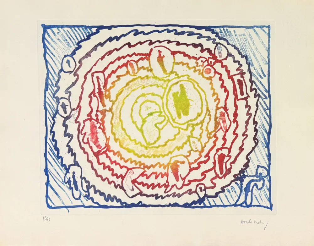 エッチング Alechinsky - Astres et désastres