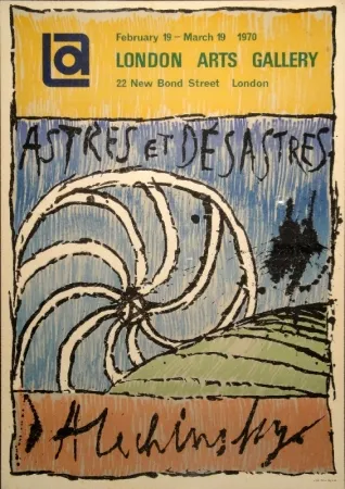 リトグラフ Alechinsky - Astres et Désastres