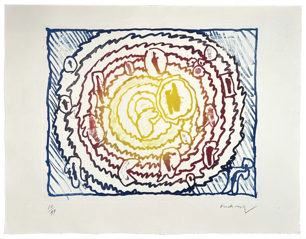 彫版 Alechinsky - Astres et désastres I