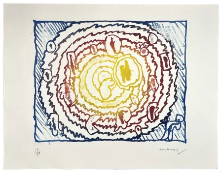 彫版 Alechinsky - Astres et désastres I