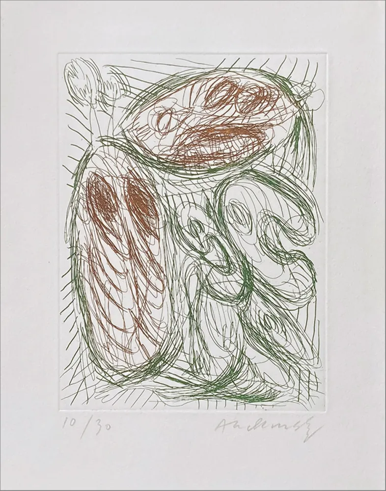 エッチング Alechinsky - Attrapes-le