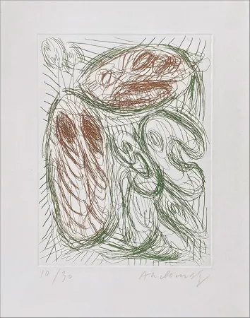 エッチング Alechinsky - Attrapes-le