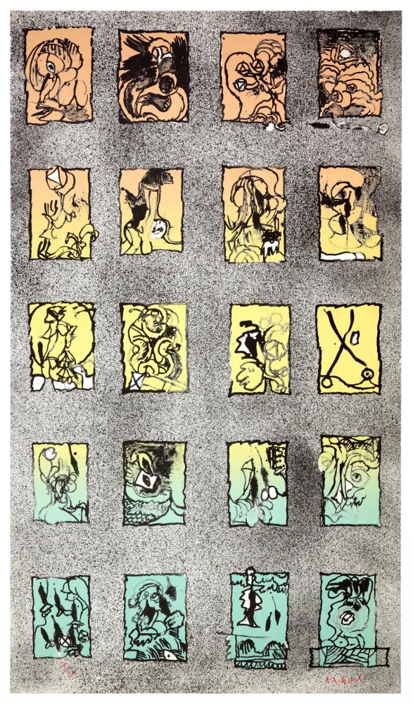 リトグラフ Alechinsky - Au demeurant