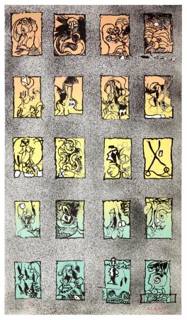 リトグラフ Alechinsky - Au demeurant