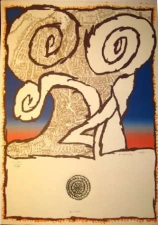 エッチング Alechinsky - Avignon