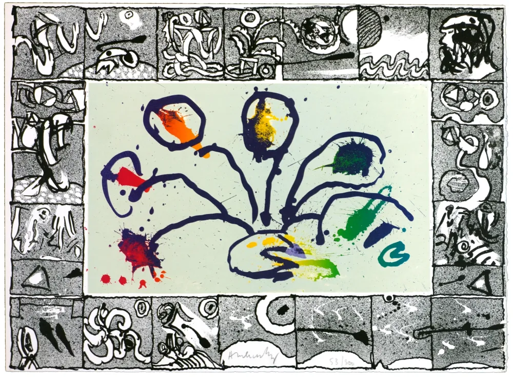 リトグラフ Alechinsky - Bâbord