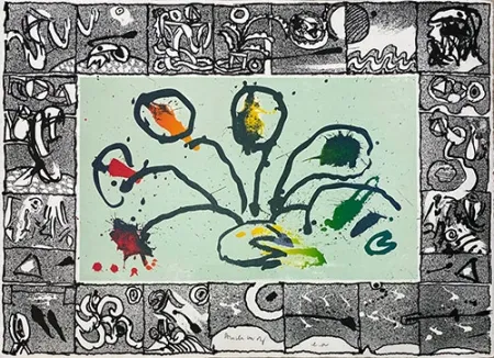 リトグラフ Alechinsky - Babord