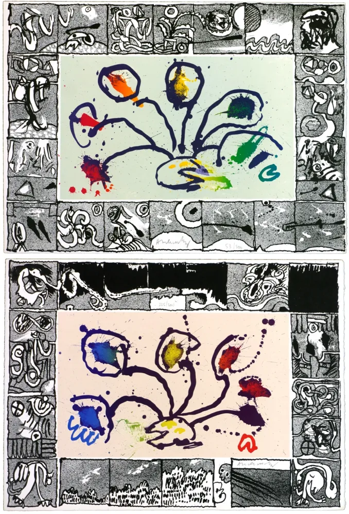 挿絵入り本 Alechinsky - Babord/Tribord