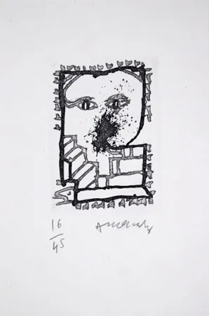 挿絵入り本 Alechinsky - Baluchon et ricochets - nrf