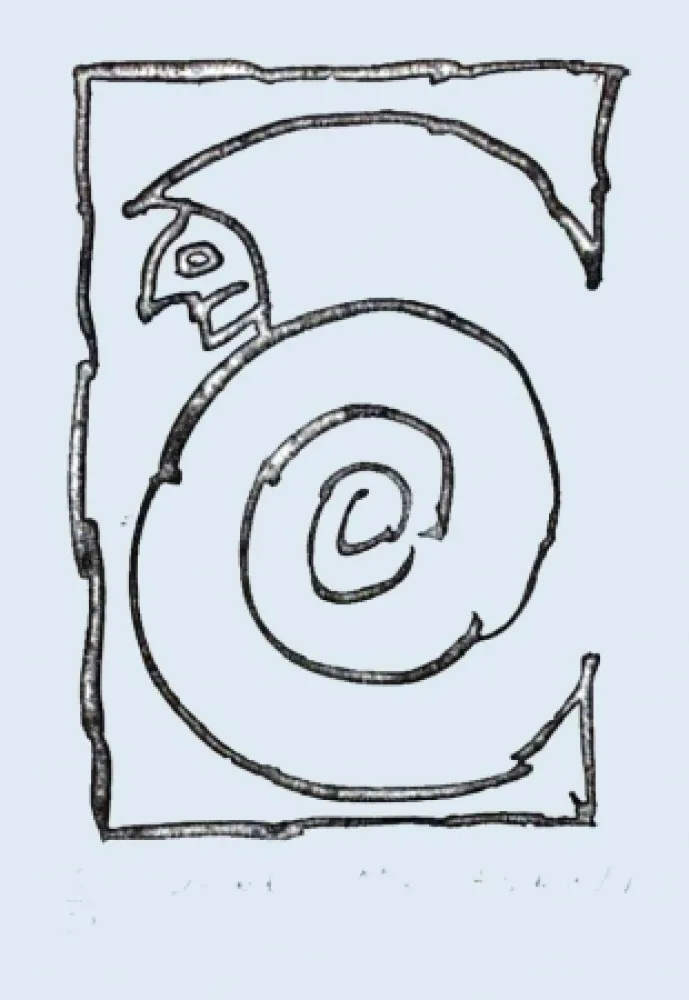 エッチング Alechinsky - Bernard