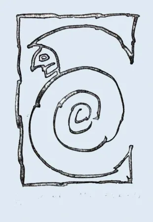 エッチング Alechinsky - Bernard