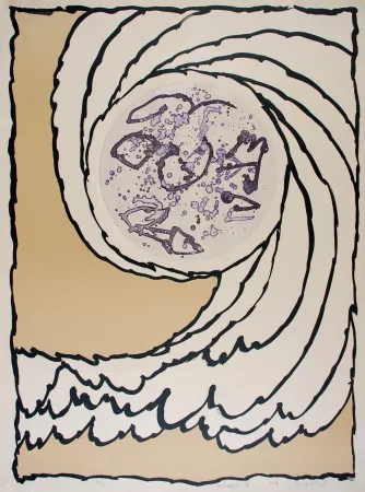 エッチング Alechinsky - Boréalité IV