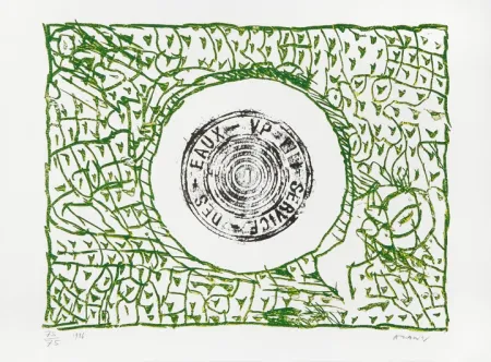 リトグラフ Alechinsky - Bouche d'eau I 