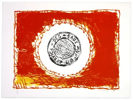 リトグラフ Alechinsky - Bouche d'eau II