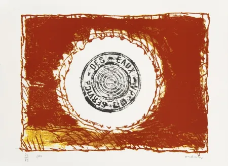 リトグラフ Alechinsky - Bouche d'eau II