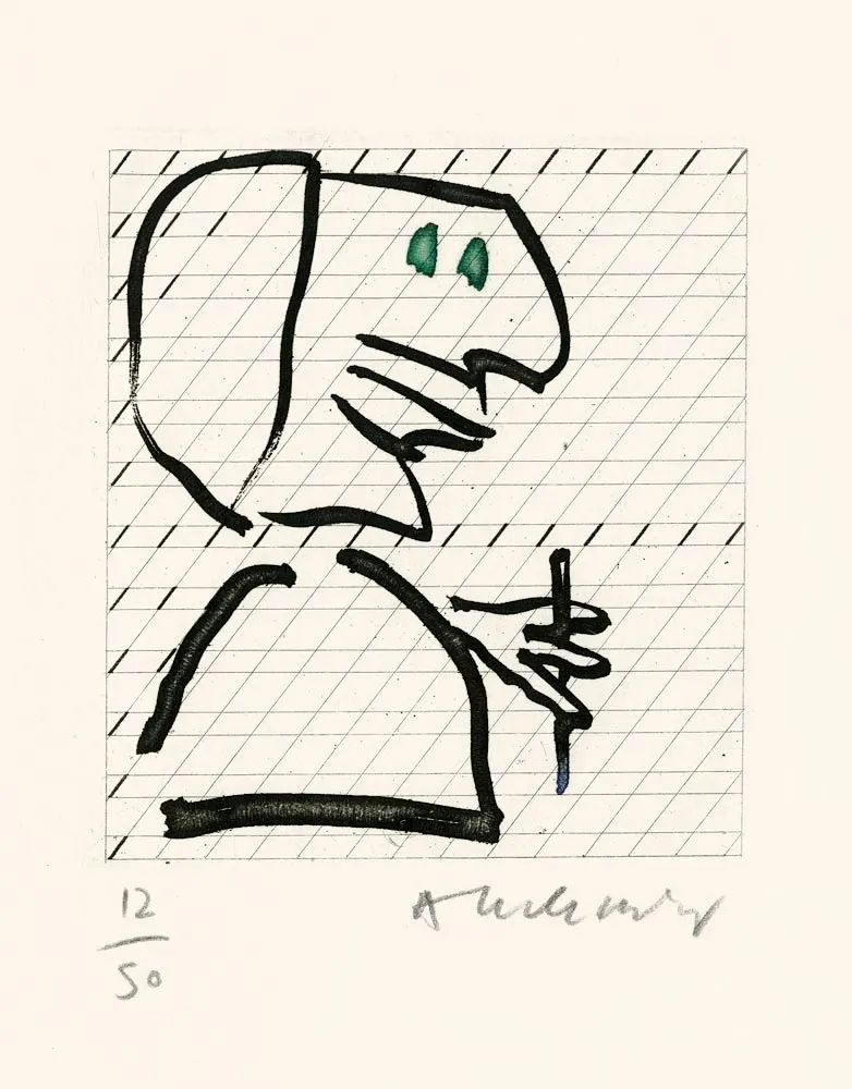 挿絵入り本 Alechinsky - Cantiques Polychromes