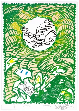 リトグラフ Alechinsky - Capture