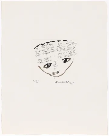 エッチング Alechinsky - Carta Canta 01