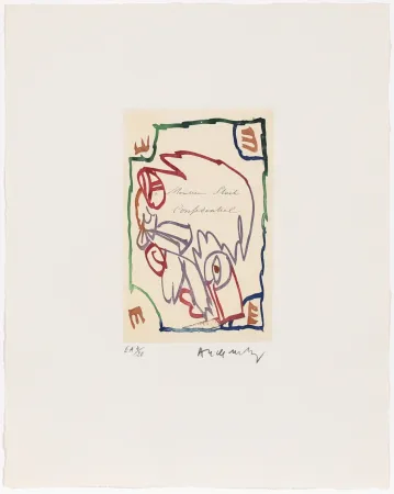 エッチング Alechinsky - Carta Canta 04