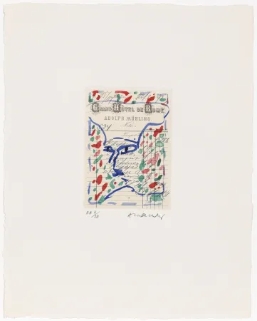 エッチング Alechinsky - Carta Canta 10