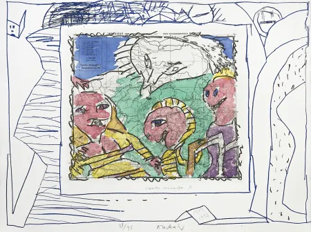 彫版 Alechinsky - Carte mise à jour I