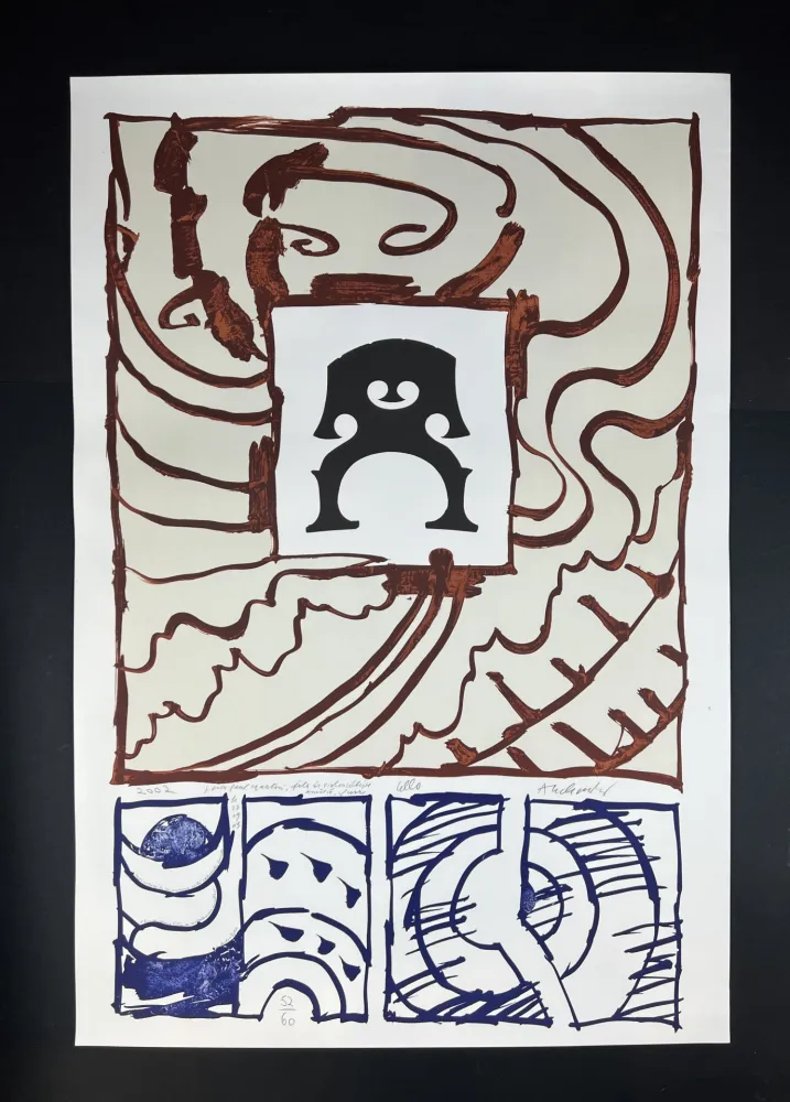 リトグラフ Alechinsky - Cello