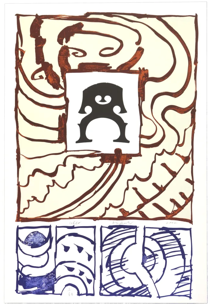 リトグラフ Alechinsky - Celo