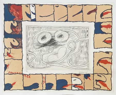 エッチング Alechinsky - Central Park