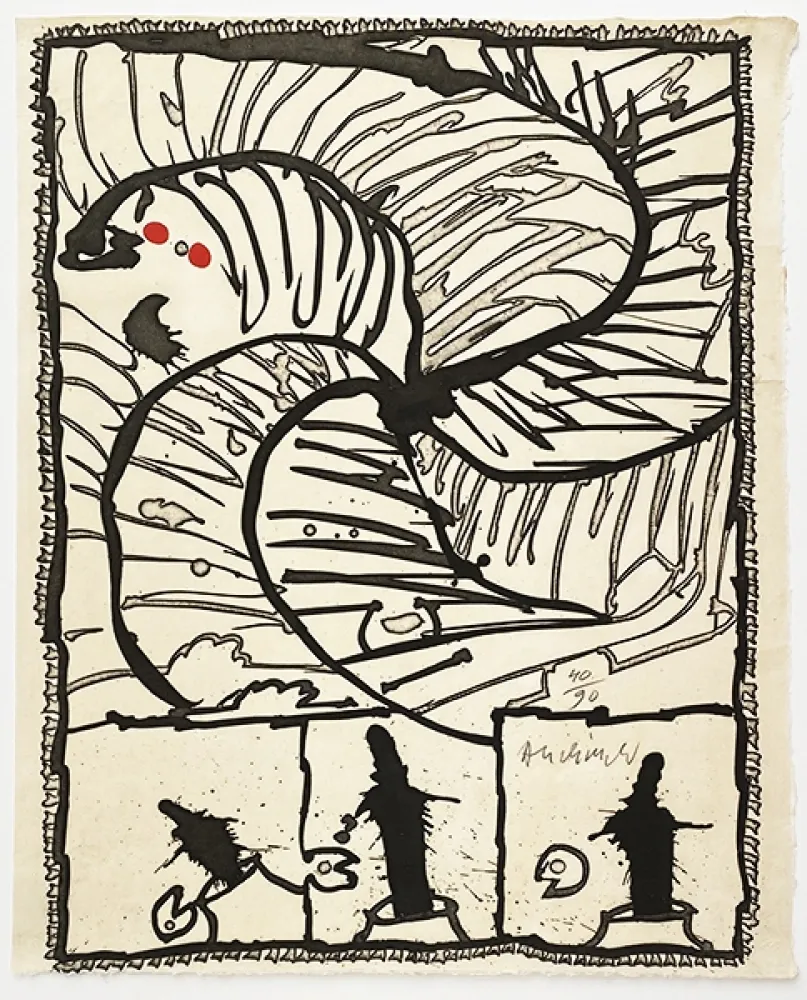 彫版 Alechinsky - Centrifuge