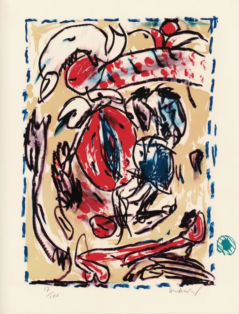 リトグラフ Alechinsky - Cerclitude