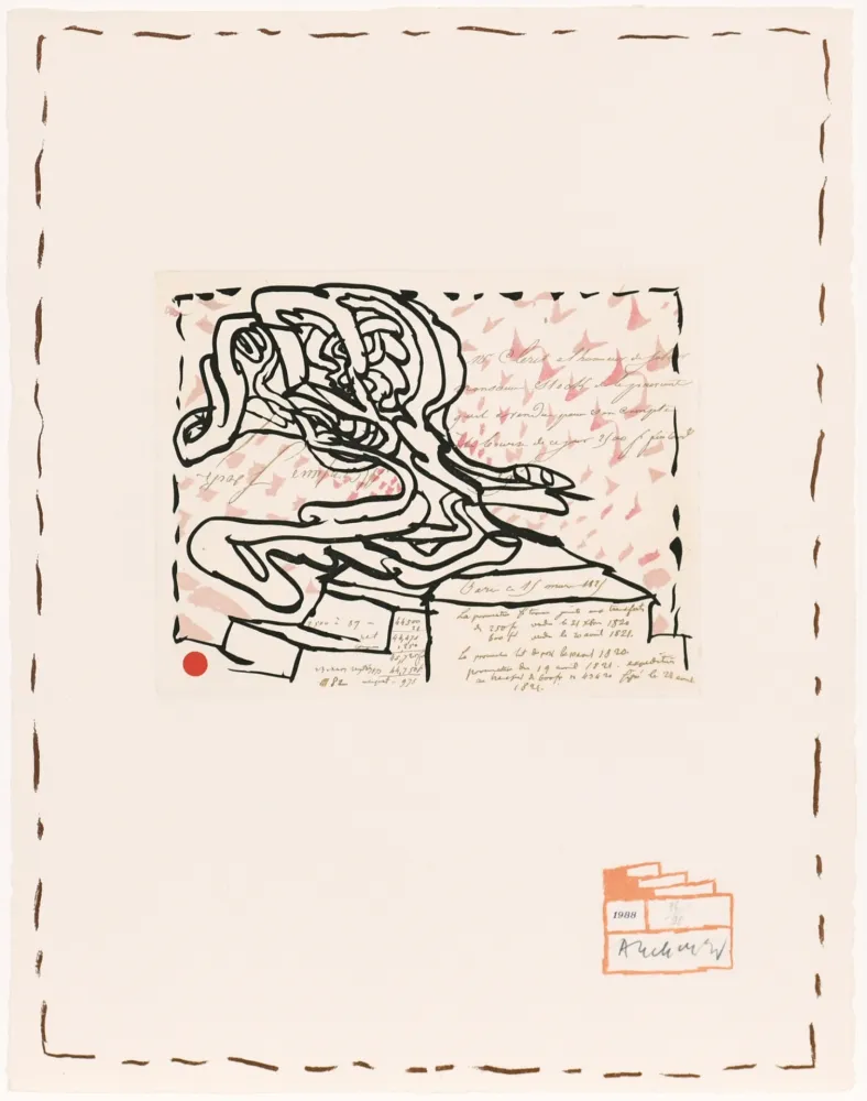 エッチング Alechinsky - Chaque matin 02