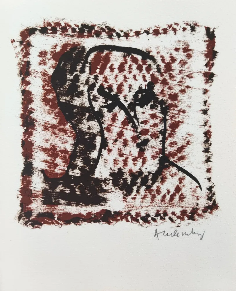 リトグラフ Alechinsky - Choses rapportées du Japon